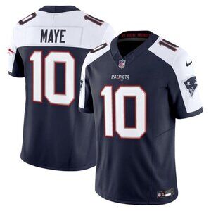 Adult Mens or Youths Select Drake Maye Navy White Jersey Vapor Stitched